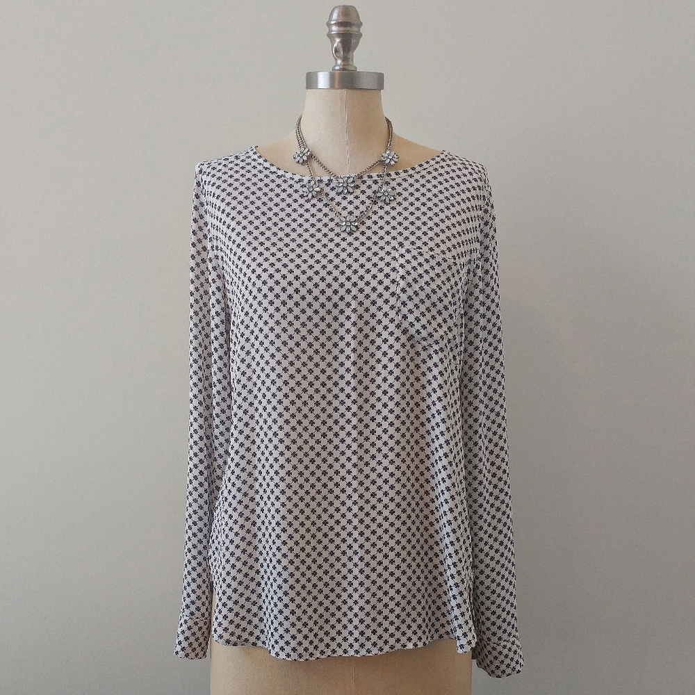 LOFT Tunic Utility Blouse